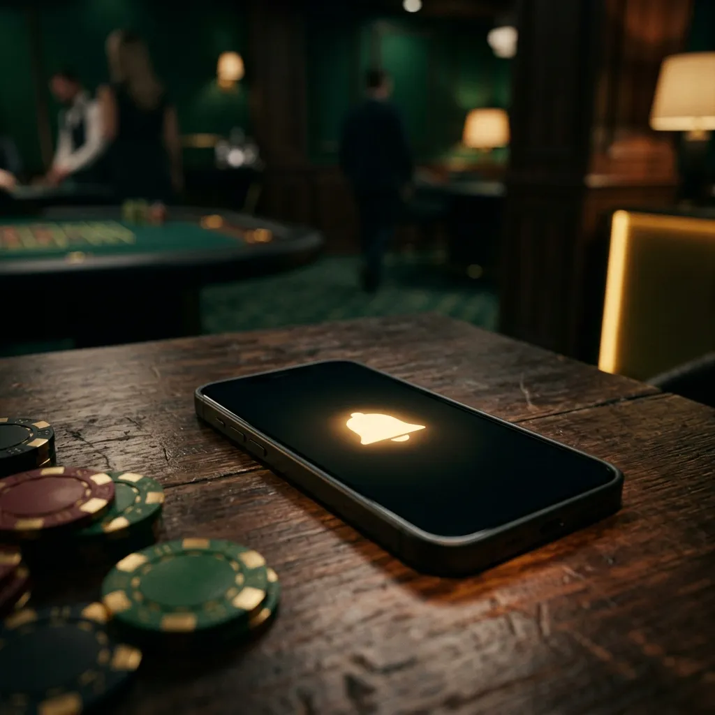Smartphone withdrawal notification